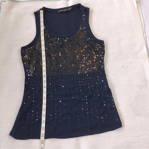 The Limited Navy Sequin Tank Top - Picture 13 of 16
